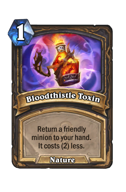 Bloodthistle Toxin Hearthstone kártya