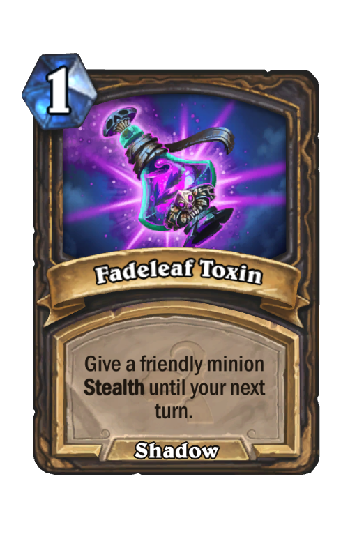 Fadeleaf Toxin Hearthstone kártya