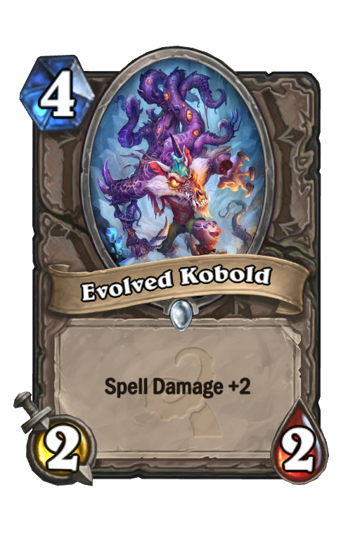 Evolved Kobold Hearthstone kártya