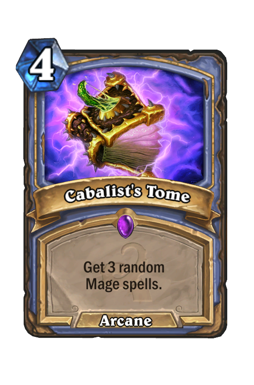 Cabalist's Tome Hearthstone kártya