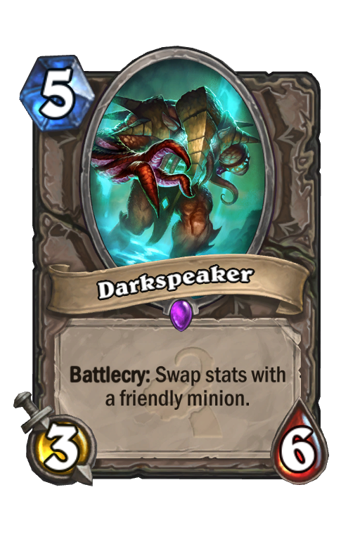 Darkspeaker Hearthstone kártya