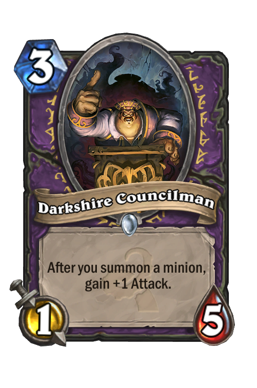 Darkshire Councilman Hearthstone kártya