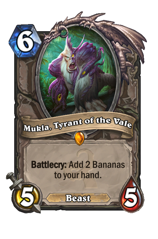 Mukla, Tyrant of the Vale Hearthstone kártya