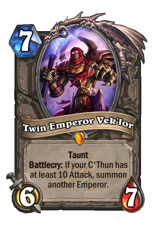 Twin Emperor Vek'lor Hearthstone kártya