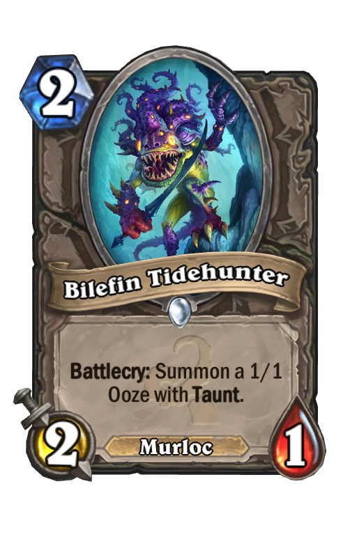 Bilefin Tidehunter Hearthstone kártya