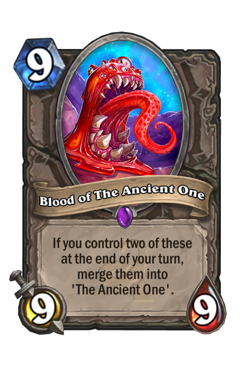 Blood of The Ancient One Hearthstone kártya