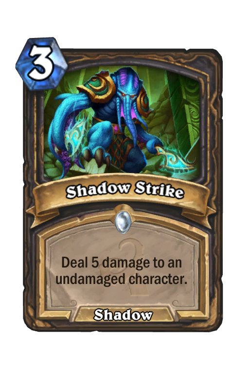 Shadow Strike Hearthstone kártya