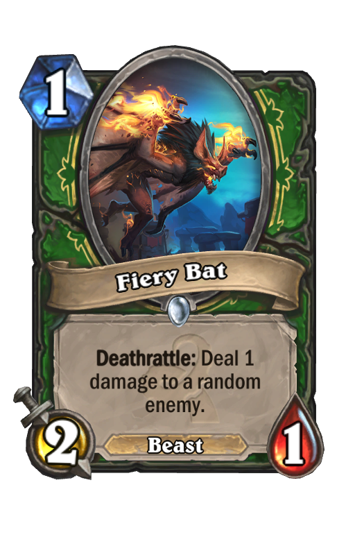 Fiery Bat Hearthstone kártya