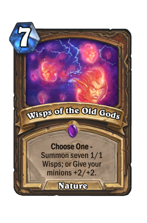 Wisps of the Old Gods Hearthstone kártya