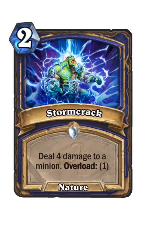 Stormcrack Hearthstone kártya