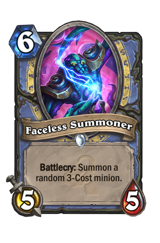 Faceless Summoner Hearthstone kártya