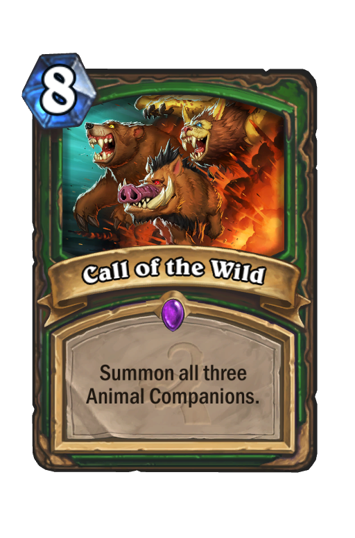 Call of the Wild Hearthstone kártya