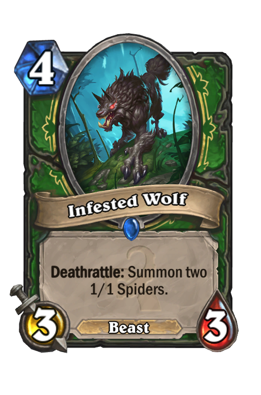 Infested Wolf Hearthstone kártya