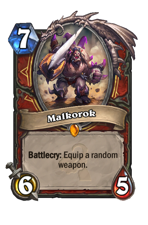 Malkorok Hearthstone kártya