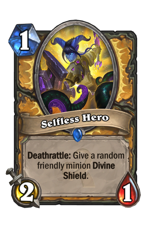 Selfless Hero Hearthstone kártya