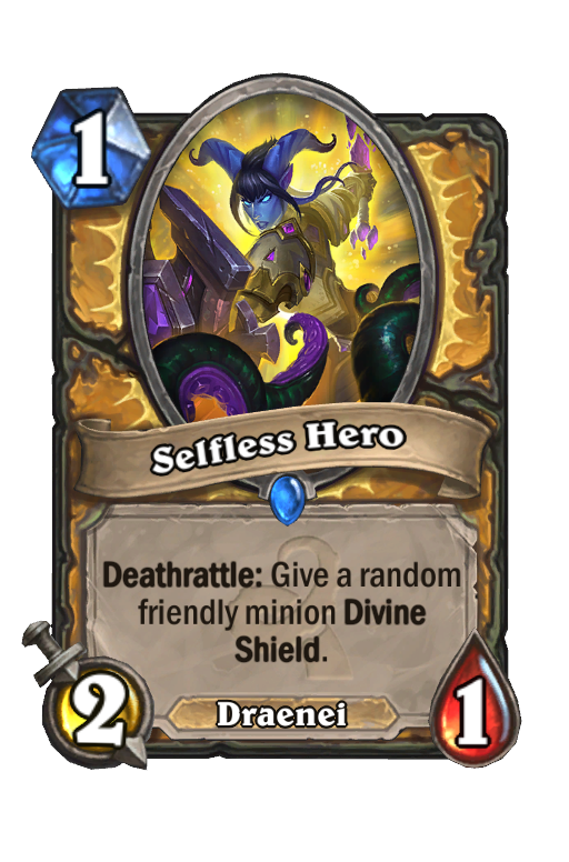 Selfless Hero Hearthstone kártya