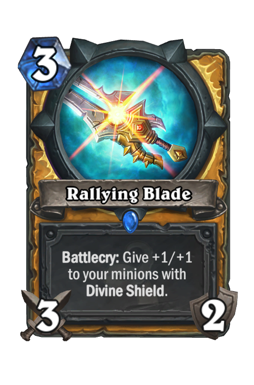 Rallying Blade Hearthstone kártya
