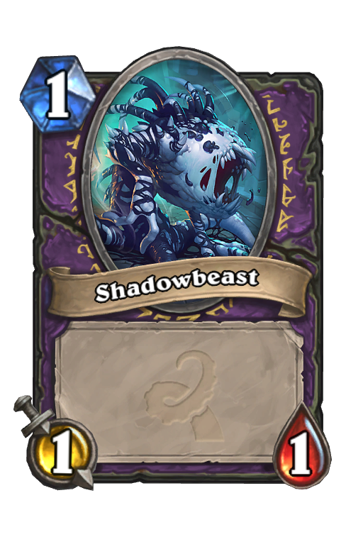 Shadowbeast Hearthstone kártya