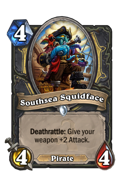 Southsea Squidface Hearthstone kártya