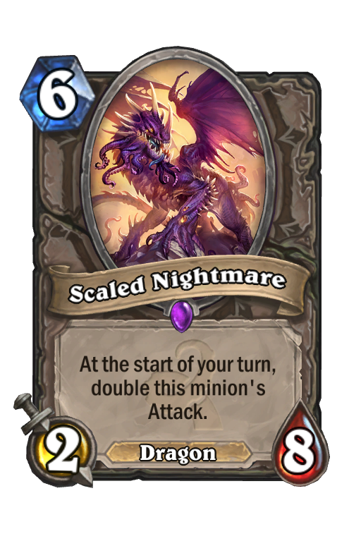 Scaled Nightmare Hearthstone kártya