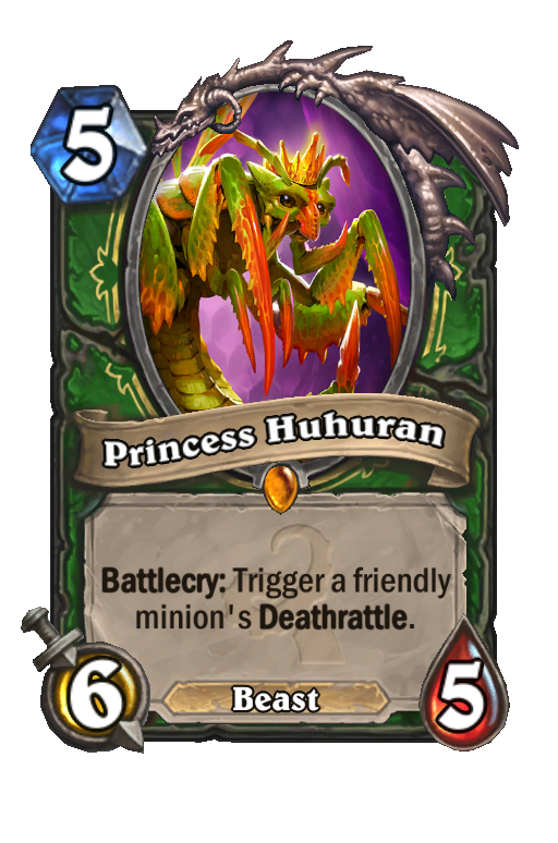 Princess Huhuran Hearthstone kártya