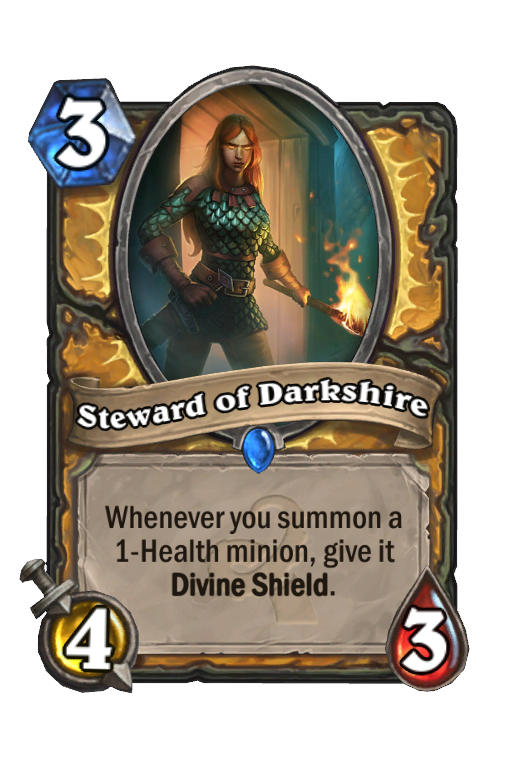 Steward of Darkshire Hearthstone kártya