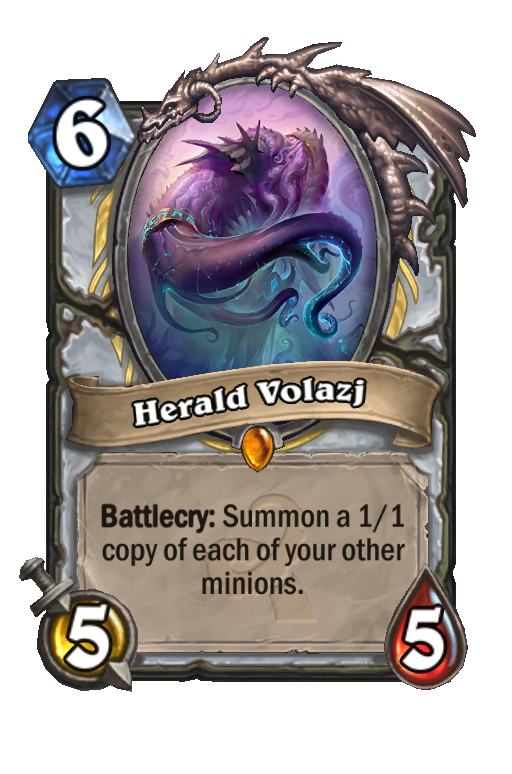 Herald Volazj Hearthstone kártya