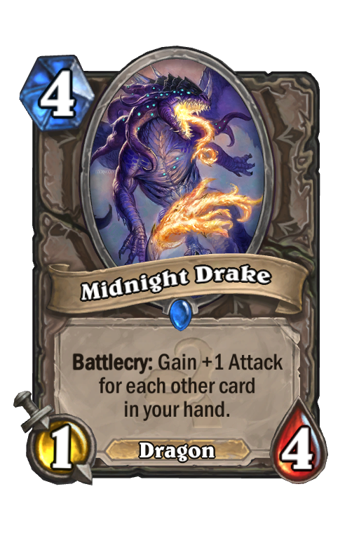 Midnight Drake Hearthstone kártya
