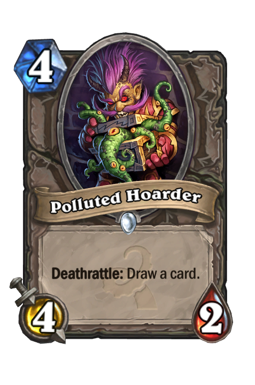 Polluted Hoarder Hearthstone kártya