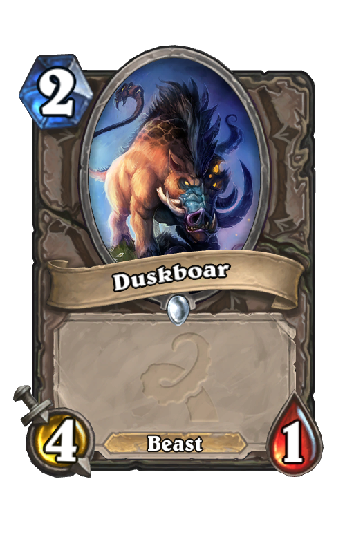 Duskboar Hearthstone kártya