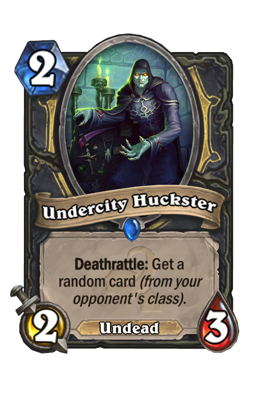 Undercity Huckster Hearthstone kártya