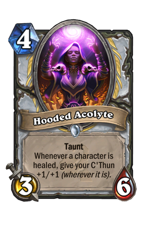 Hooded Acolyte Hearthstone kártya