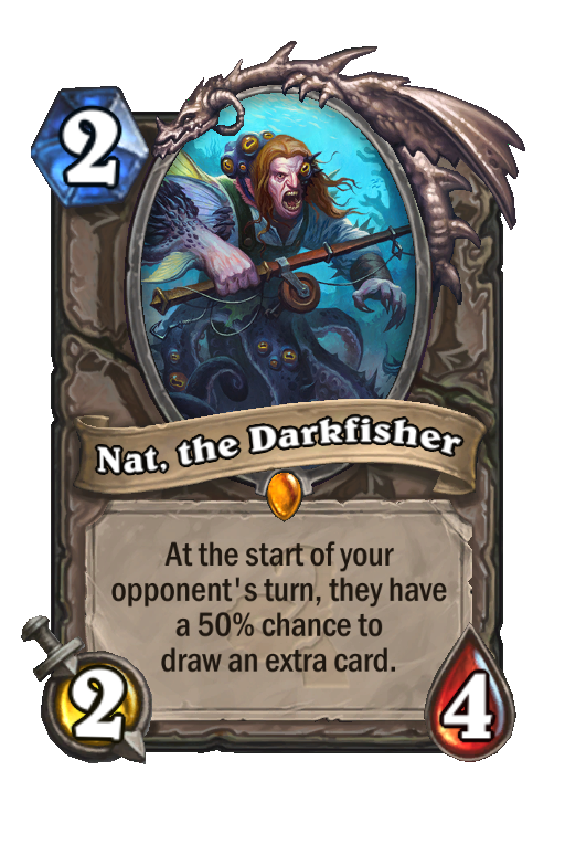 Nat, the Darkfisher Hearthstone kártya