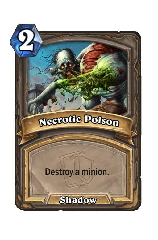 Necrotic Poison Hearthstone kártya