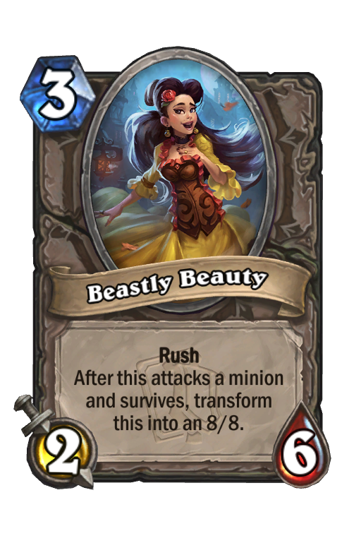 Beastly Beauty Hearthstone kártya