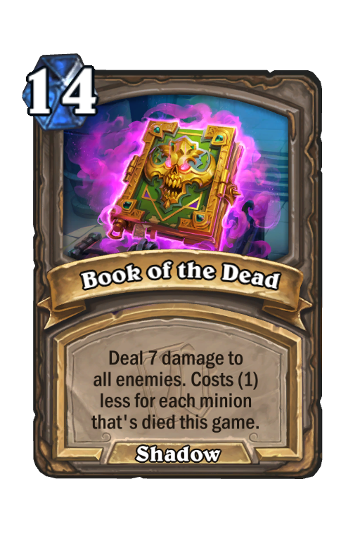 Book of the Dead Hearthstone kártya