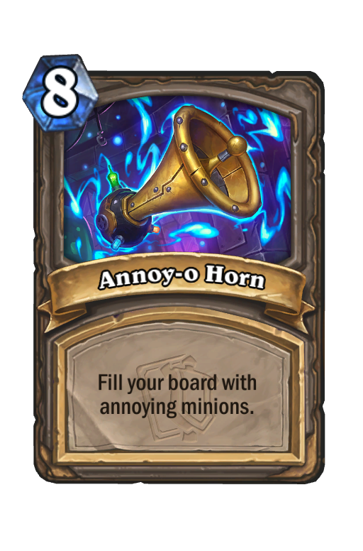 Annoy-o Horn Hearthstone kártya