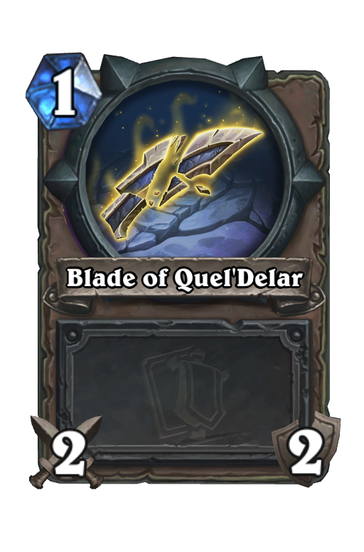 Blade of Quel'Delar Hearthstone kártya