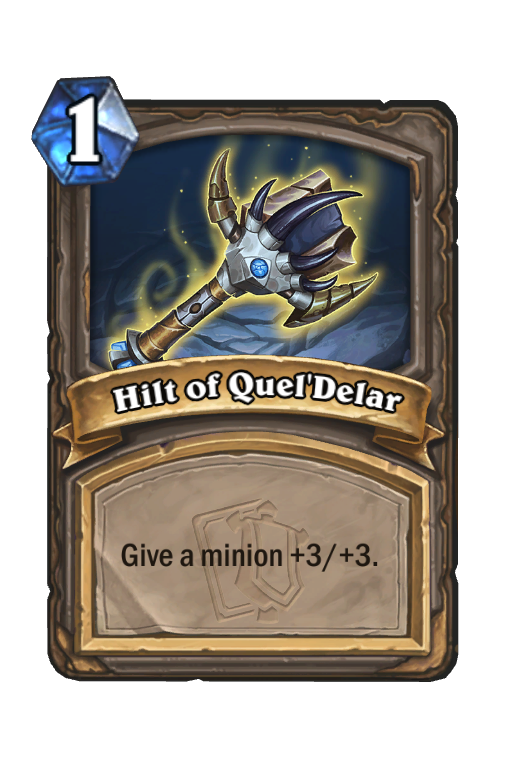 Hilt of Quel'Delar Hearthstone kártya