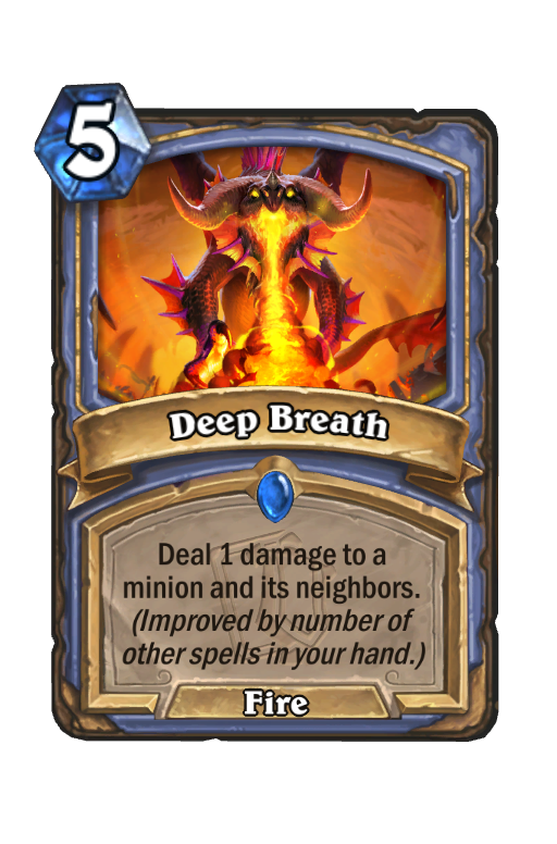 Deep Breath Hearthstone kártya