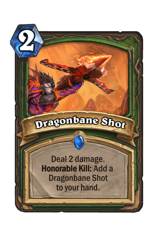 Dragonbane Shot Hearthstone kártya