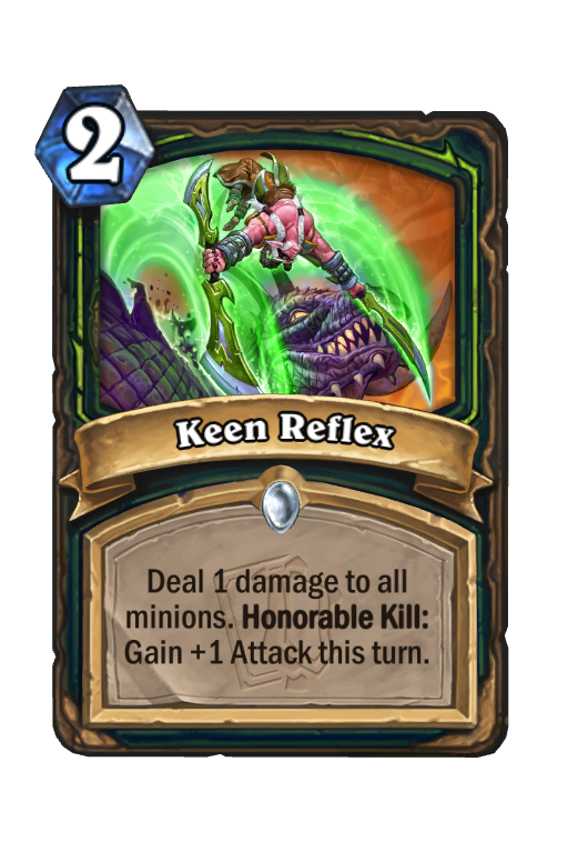 Keen Reflex Hearthstone kártya