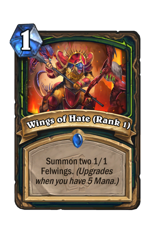 Wings of Hate (Rank 1) Hearthstone kártya