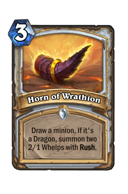 Horn of Wrathion Hearthstone kártya