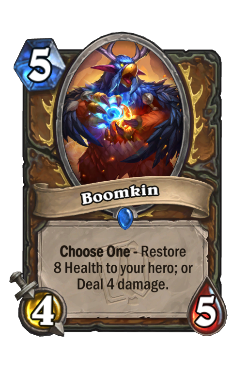 Boomkin Hearthstone kártya