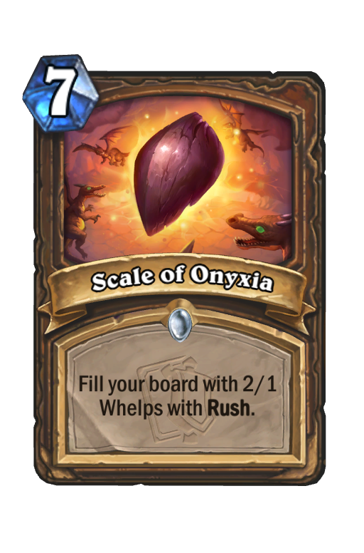 Scale of Onyxia Hearthstone kártya
