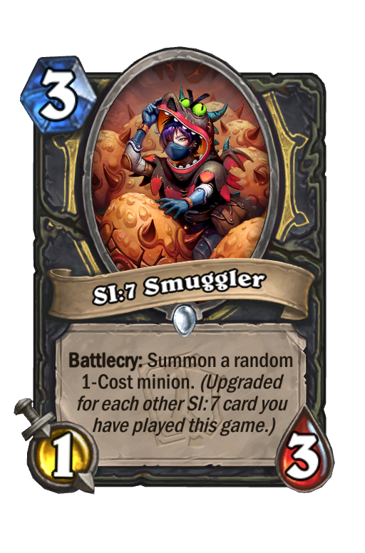 SI:7 Smuggler Hearthstone kártya