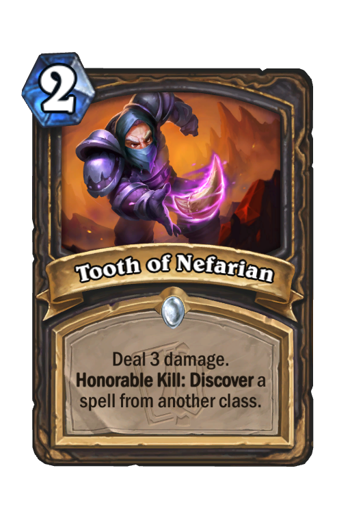 Tooth of Nefarian Hearthstone kártya