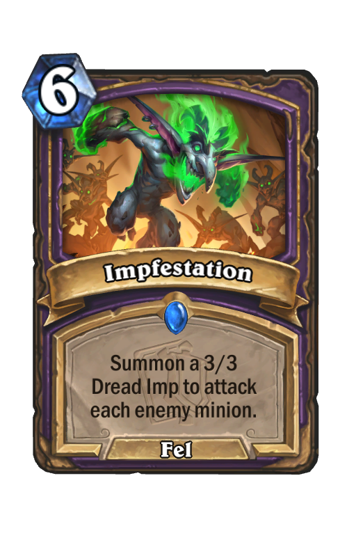 Impfestation Hearthstone kártya