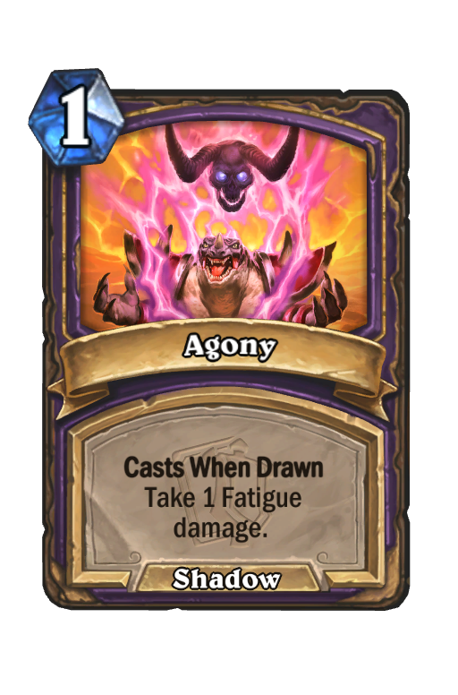 Agony Hearthstone kártya